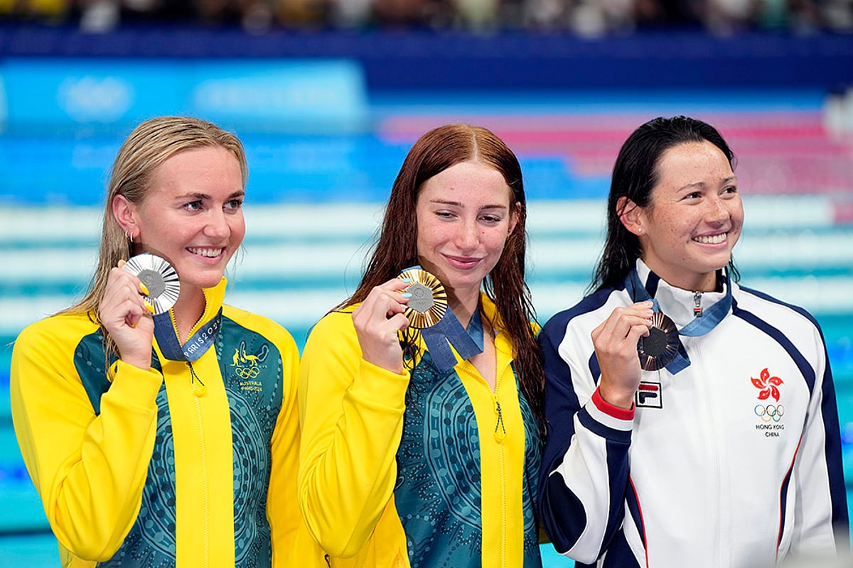 Paris Olympics Shooting_Swimming_women's 200-meter freestyle final